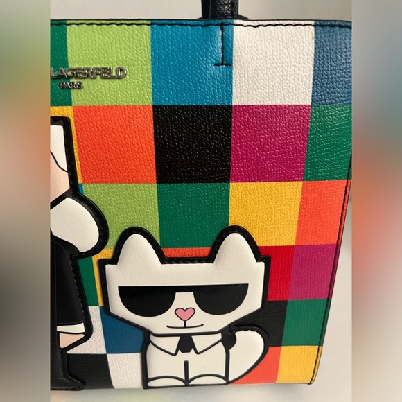 New KARL LAGERFELD PARIS Marble Crossbody Bag - Picture 14 of 16